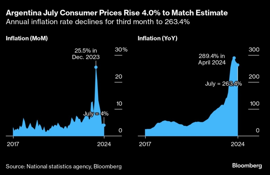 Argentina's Economy: Inflation Slows to Lowest Level Since 2022