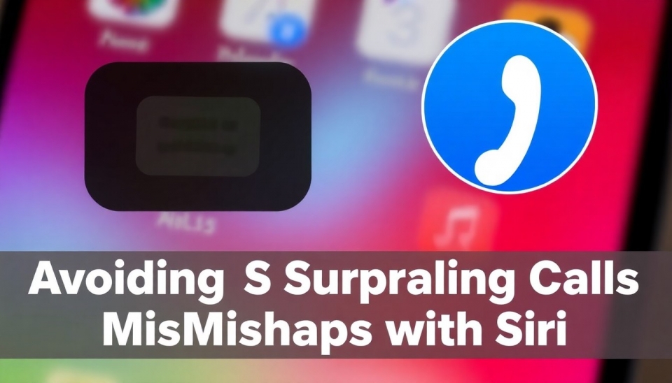 Evitare Chiamate Sorprendenti e Sviste con Siri: Strategie per Prevenire Errori e Composizioni Accidentali