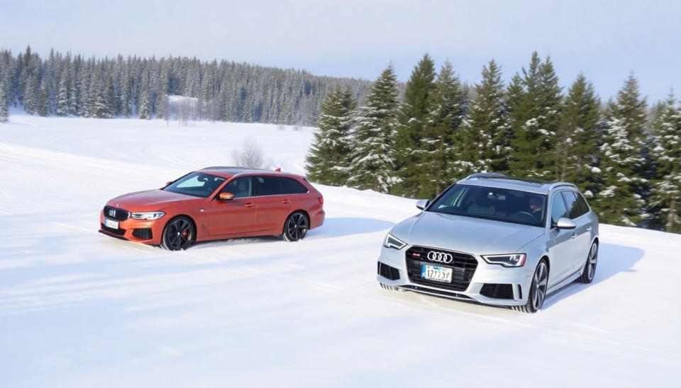 BMW M3 Touring e Audi RS4 Avant passam por testes na neve