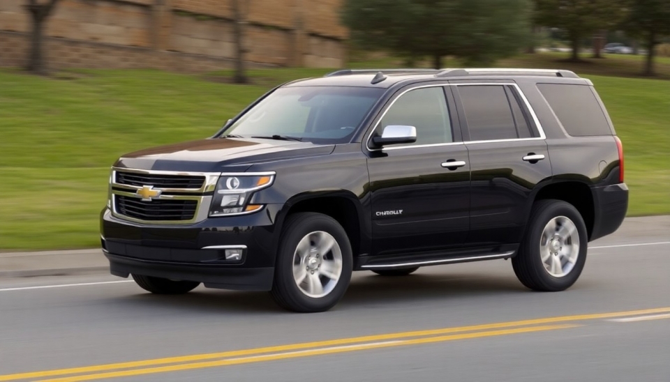 Chevrolet Tahoe Updates Lineup: New Four-Cylinder Engine Now Available