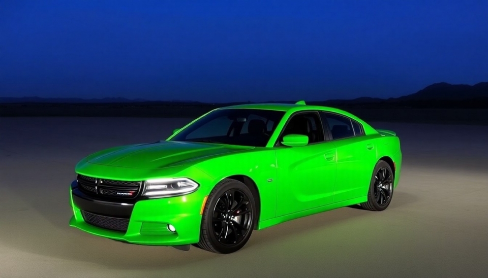 Veículo elétrico Dodge Charger: um passo em direção à salvação do planeta