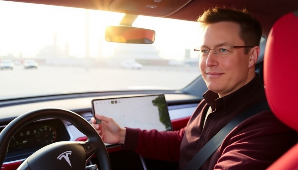 Elon Musk Visits China to Expand Tesla’s Self-Driving Technology Efforts