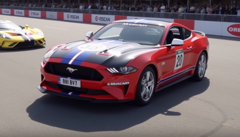 Ford Mustang Becomes the Pace Car at the Legendary Le Mans with GT40 Engine