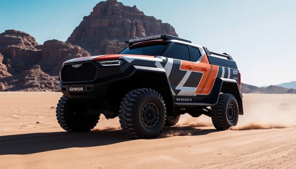 Genesis GV80: Off-Road Vehicle Project for Dakar Rally Featuring Legendary Driver Jacky Ickx