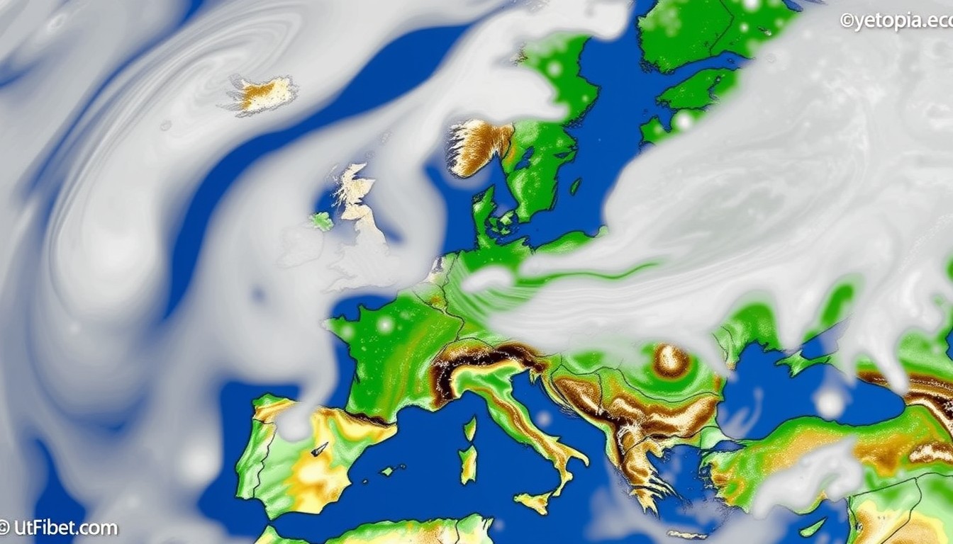 Heavy Snow in the Alps and Rain Alerts in Central Europe