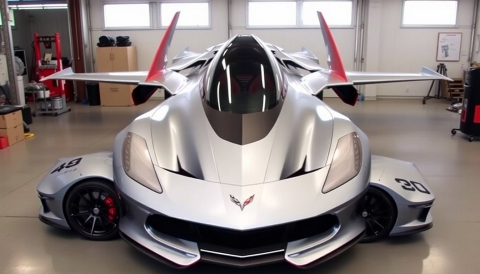 Incredible Transformation of Corvette C8 into a Fighter Jet