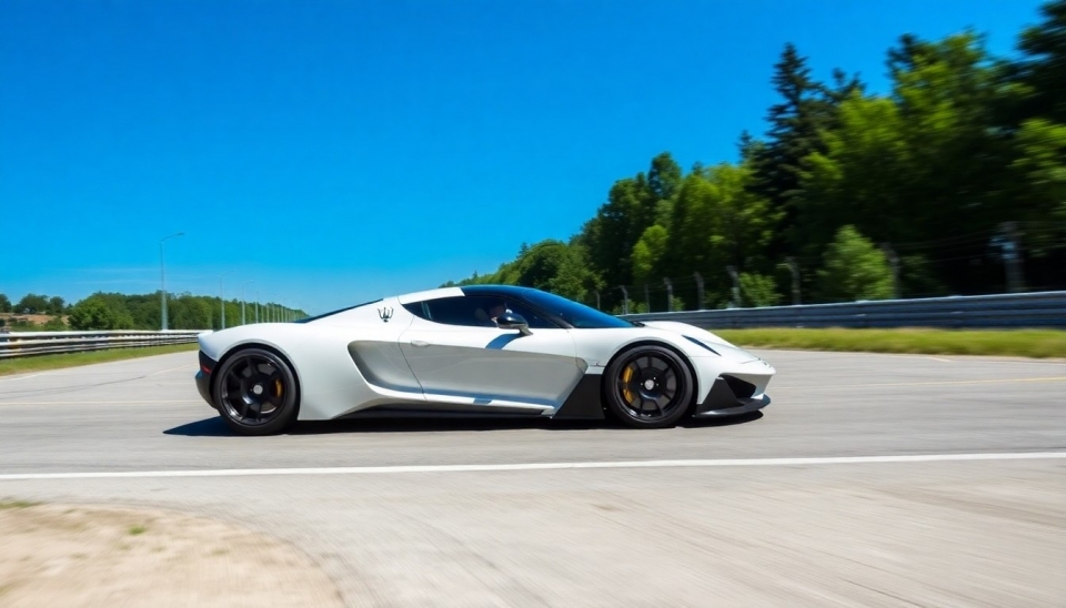 Maserati MC20 établit un record de vitesse avec conduite autonome