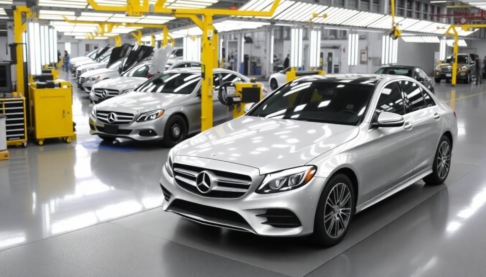 Mercedes-Benz C-Class: L'usine aux États-Unis commence la production du nouveau modèle