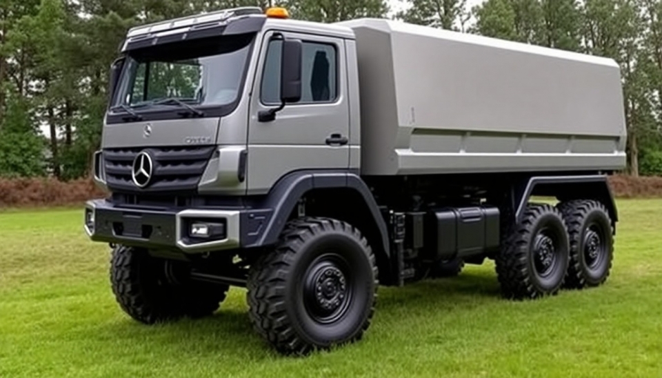 Mercedes-Benz Lancia Nuovo Camion 6x6 per Condizioni Estreme e Pesanti