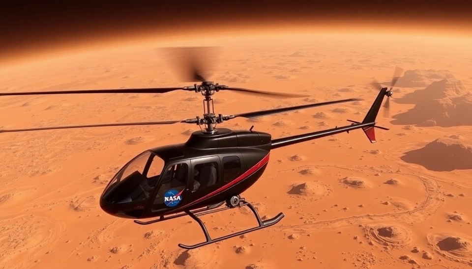 O helicóptero marciano da NASA promete vistas impressionantes do planeta vermelho