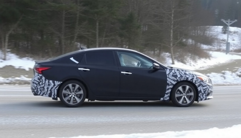 Nouveau Nissan Altima : Photos espion suggèrent un design mis à jour