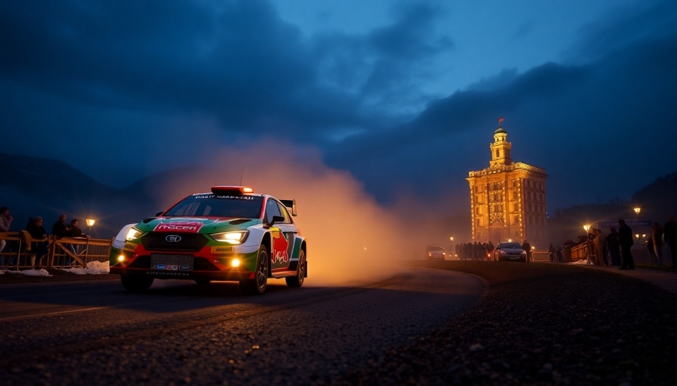 New Spectacular Scenes for the 2025 Monte Carlo Rally