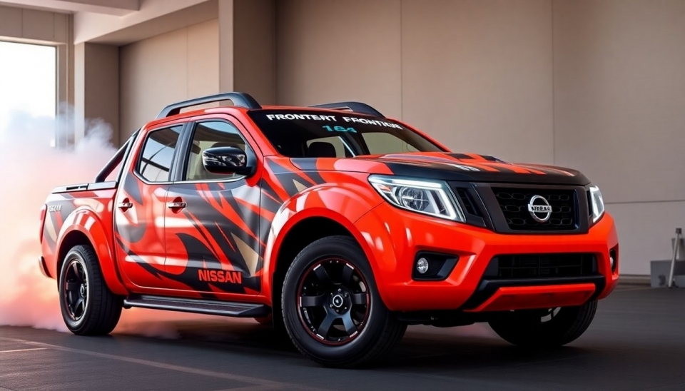 Nissan presenta el singular camión drift Frontier para carreras urbanas