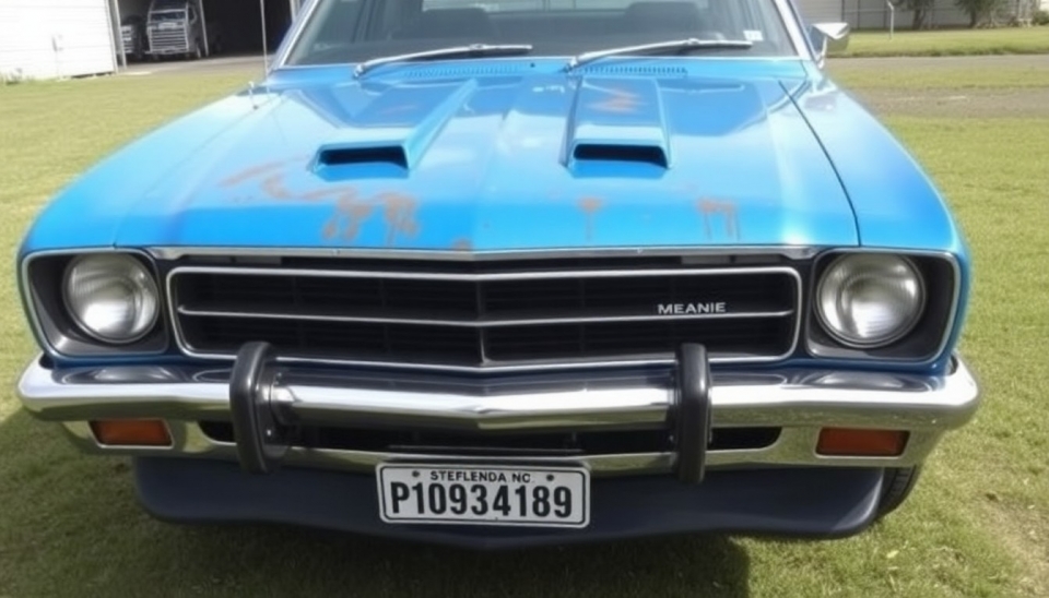 Rare Holden Blue Meanie Ute V8 mis aux enchères en Australie