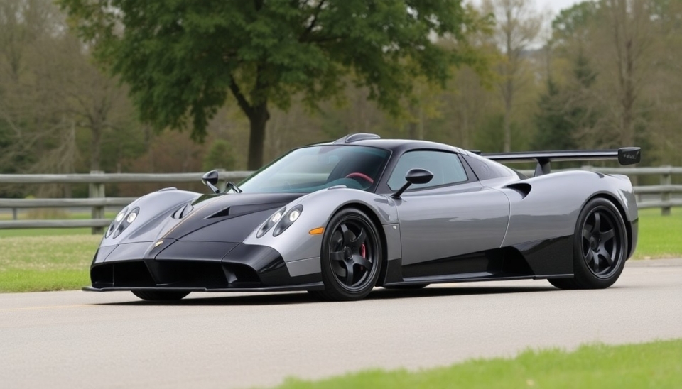 El raro Pagani Zonda LM se vendió en una subasta por un precio récord