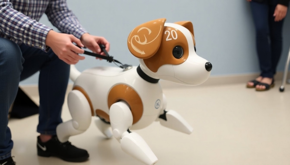 Un chien robot aide ceux qui font face à des défis en matière de santé mentale