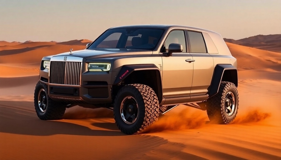 Rolls-Royce Stellt Neuen Konzept vor: Einzigartiger Fortschrittlicher Geländewagen für die Dünen von Dakar