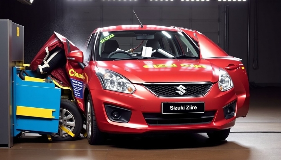 Suzuki Dzire Supera con Successo i Test di Collisione: Ottiene una Valutazione di 5 Stelle