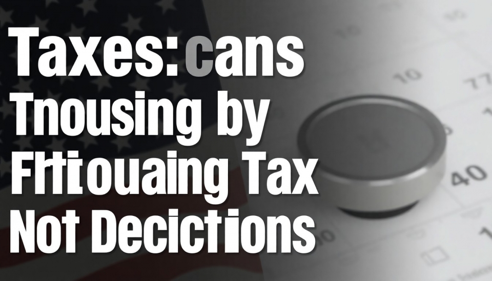 Taxes: Americans Losing Thousands by Not Utilizing Tax Deductions