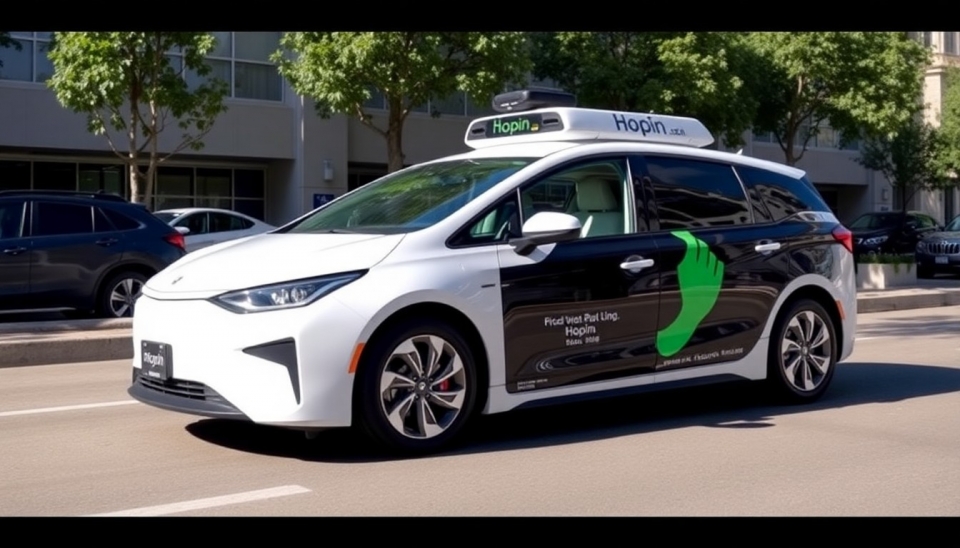 The Future of Driverless Taxis: Hopin Launches Revolutionary Driverless Ride-Hailing Service