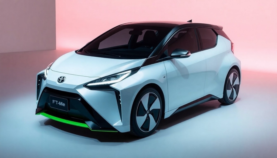 Toyota FT-Me: A New Electric Concept Car Ahead of the World