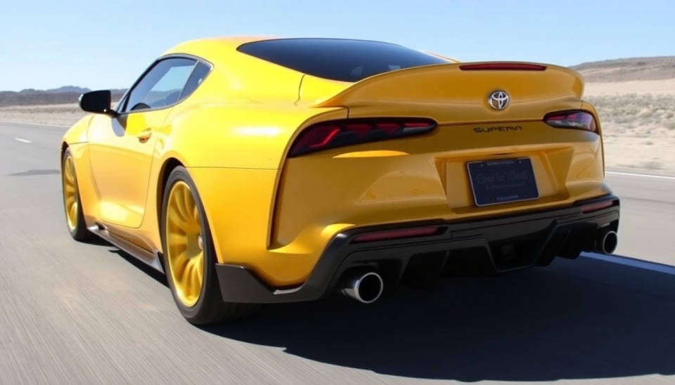 Toyota Unveils Unique Supra Modification Inspired by the Legendary Plymouth Superbird