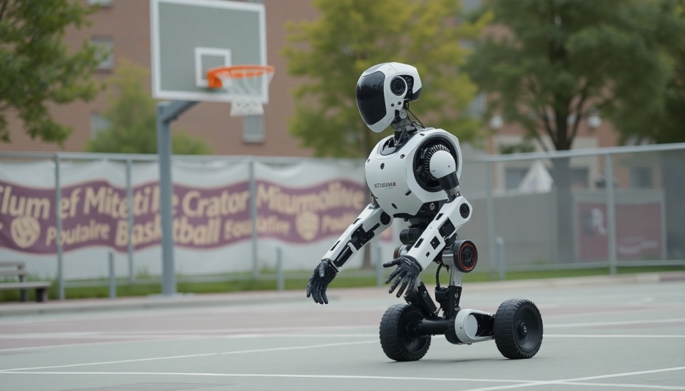 Ein einzigartiger KI-Roboter stellt sich den schwierigsten Herausforderungen im Straßenbasketball