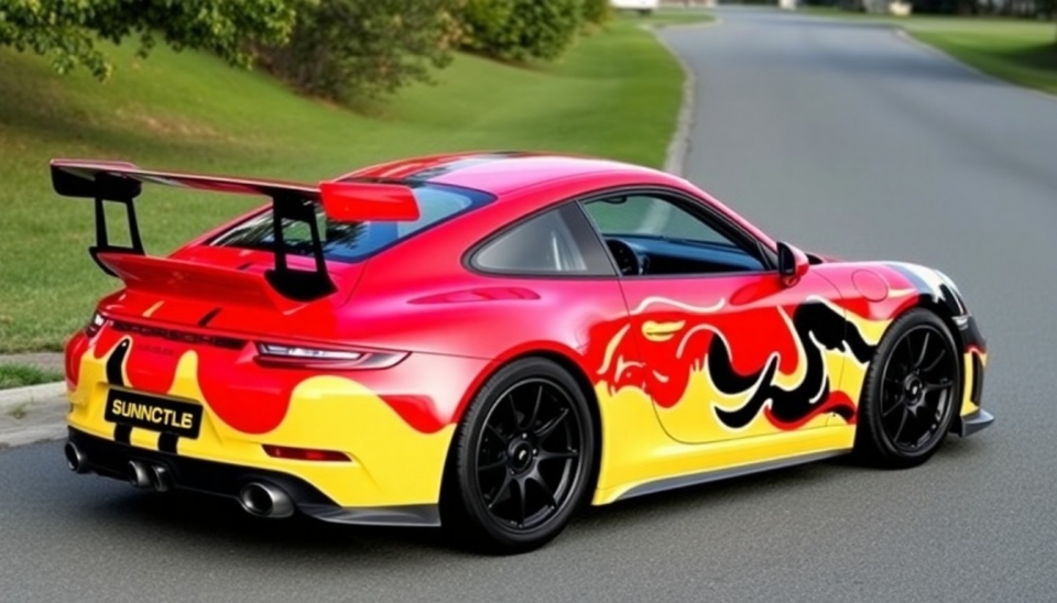 Unique Porsche 911 GT3 Pintado à Mão à Venda